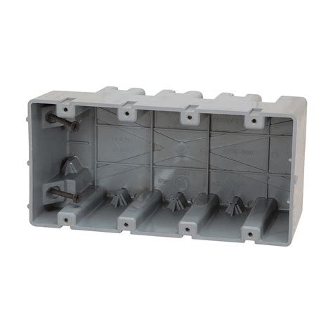 extension box for a four gang old work electrical box|single gang outlet box extender.